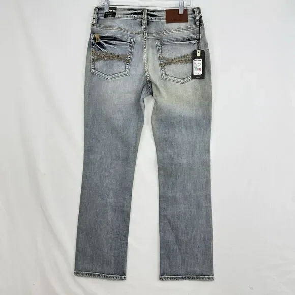 RANK 458 MEN'S RINGO SLIM STRAIGHT 32x32 PERFORMANCE STRETCH DENIM JEANS NWT - Picture 9 of 16